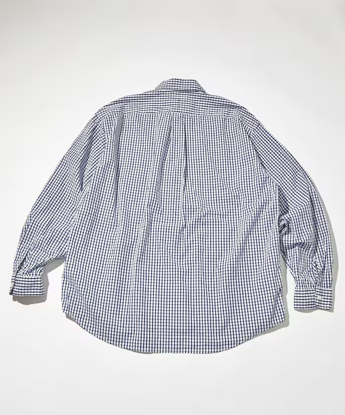 CAHLUMN Magazine Pocket Broad Shirt (Gingham)