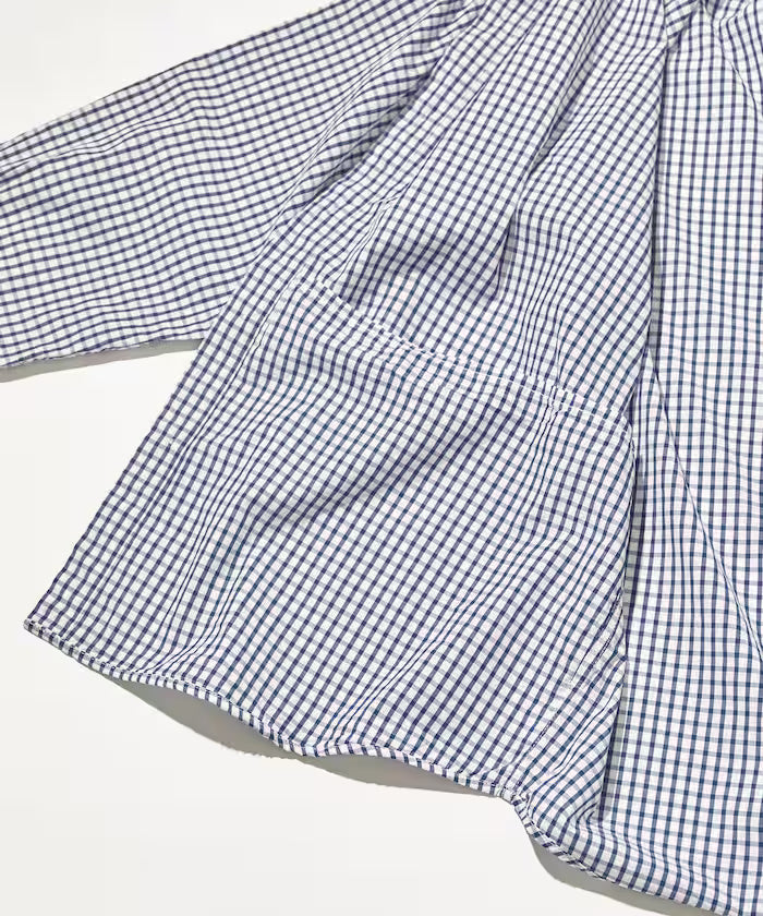 CAHLUMN Magazine Pocket Broad Shirt (Gingham)