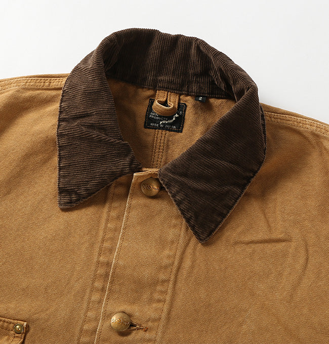 orSlow LOOSE FIT OXFORD COVERALL (Brown)