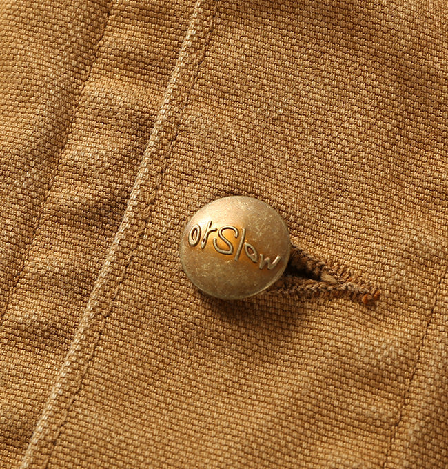 orSlow LOOSE FIT OXFORD COVERALL (Brown)