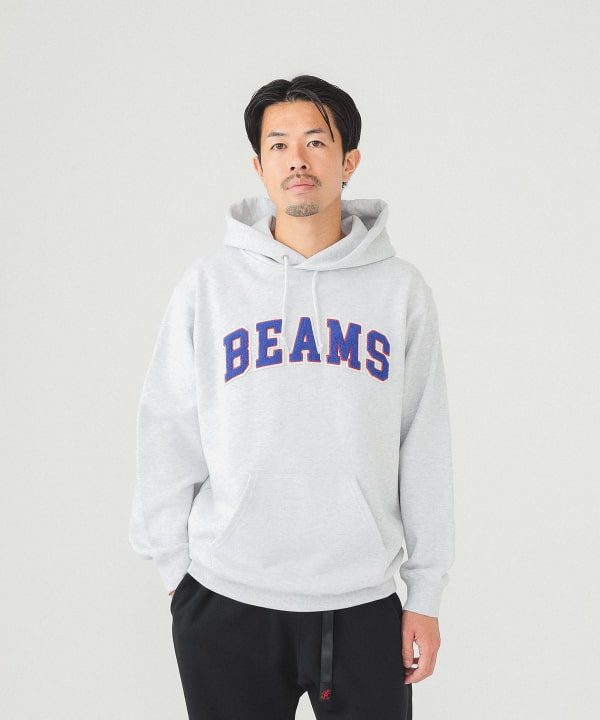 BEAMS Logo Basic Hoodie