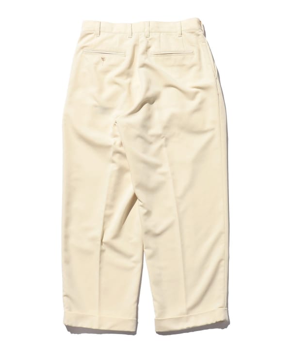 BEAMS PLUS 2 Pleats Trousers PE Twill