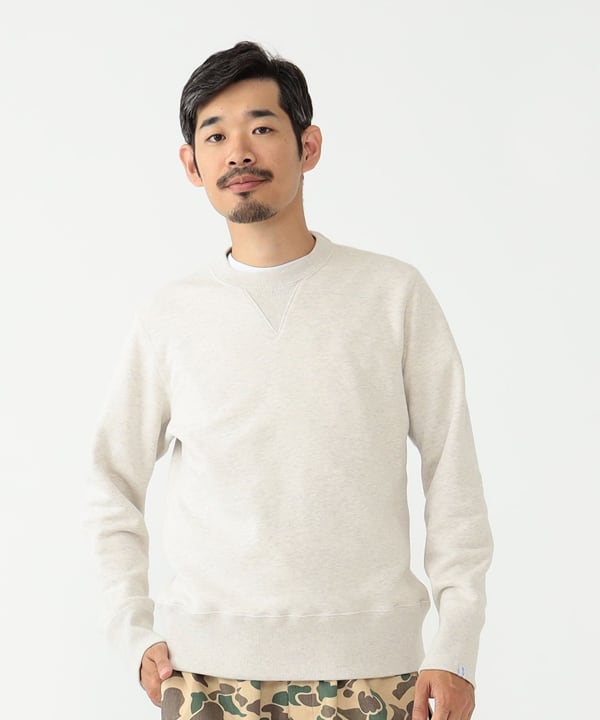 BEAMS PLUS x LOOPWHEELER Athletic Sweat Crew Neck