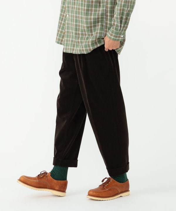 BEAMS PLUS 2Pleats Corduroy Pants
