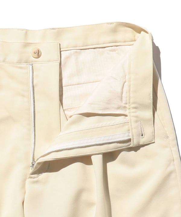 BEAMS PLUS 2 Pleats Trousers PE Twill