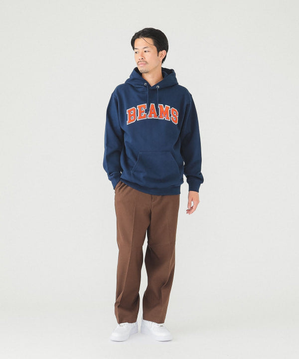 BEAMS Logo Basic Hoodie