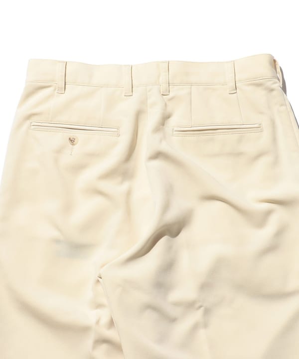 BEAMS PLUS 2 Pleats Trousers PE Twill
