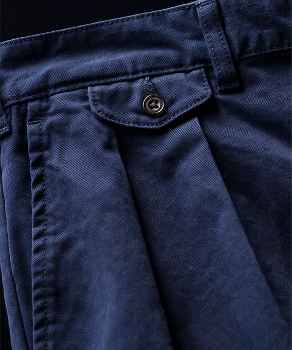 BEAMS PLUS 2 Pleats Twill Pants