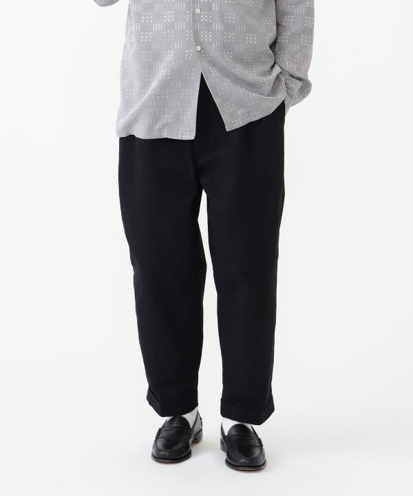 BEAMS PLUS 2 Pleats Twill Pants