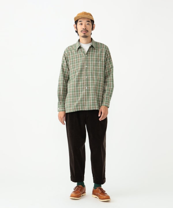 BEAMS PLUS 2Pleats Corduroy Pants