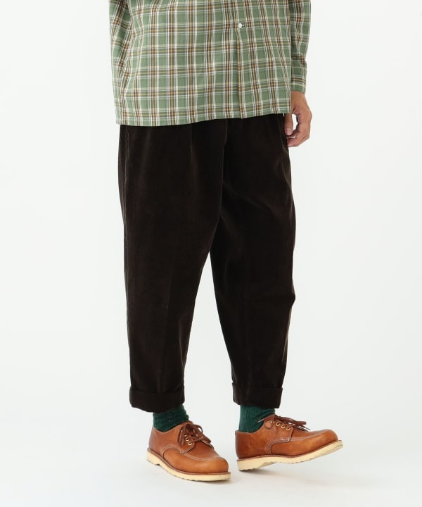 BEAMS PLUS 2Pleats Corduroy Pants