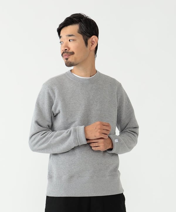 BEAMS PLUS x LOOPWHEELER Athletic Sweat Crew Neck