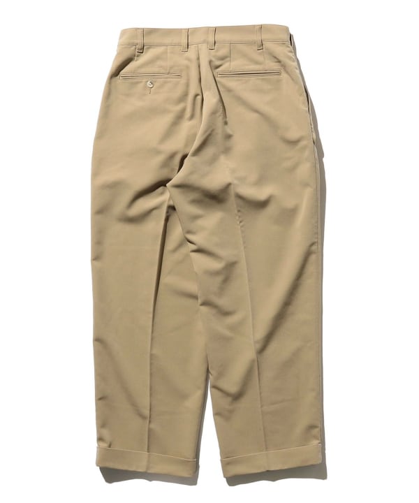BEAMS PLUS 2 Pleats Trousers PE Twill
