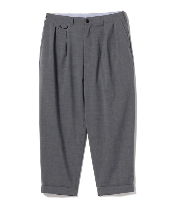 BEAMS PLUS 2 Pleats Wool Tropical