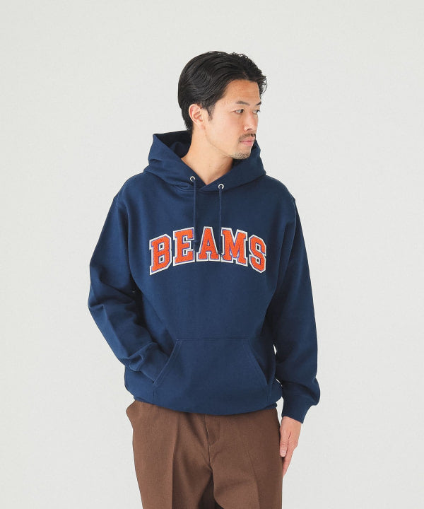 BEAMS Logo Basic Hoodie