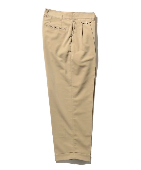 BEAMS PLUS 2 Pleats Trousers PE Twill