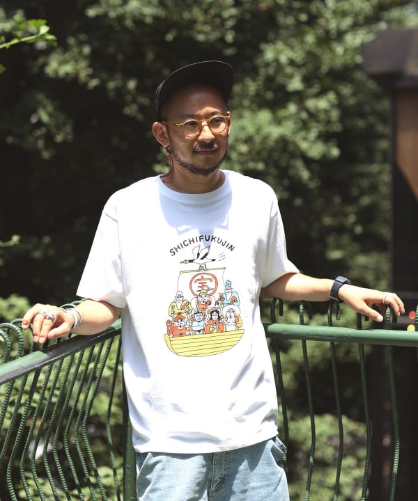 BEAMS JAPAN Seven Lucky Gods T-shirt