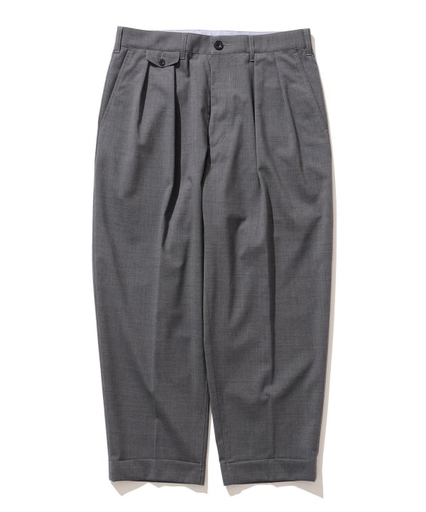 BEAMS PLUS 2 Pleats Wool Tropical