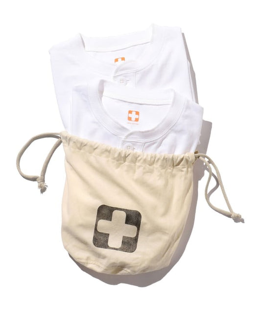 BEAMS PLUS 2 Pack Henley Tee