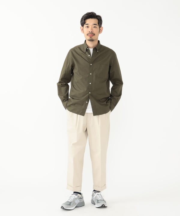 BEAMS PLUS 2 Pleats Twill Pants