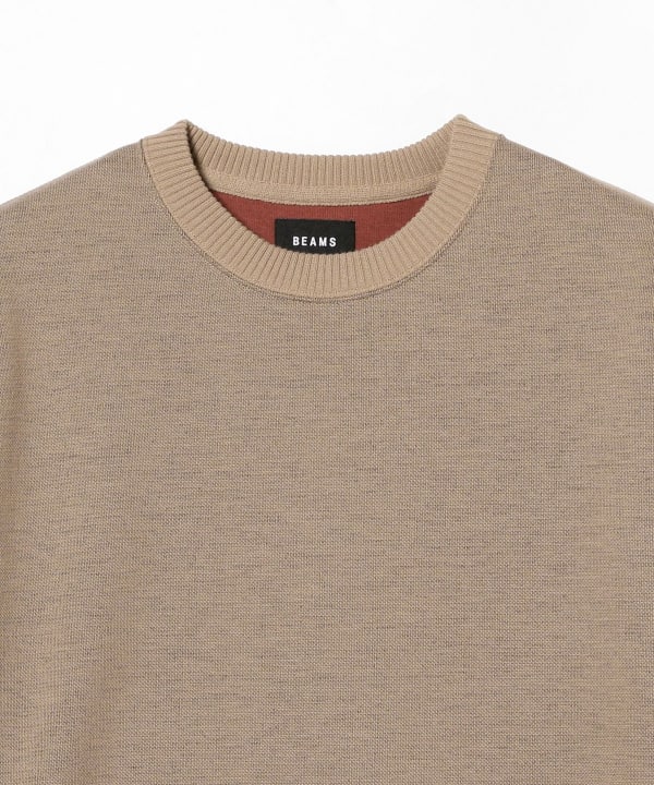 BEAMS Kanoko Jersey Crew Neck
