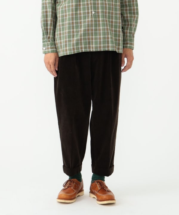 BEAMS PLUS 2Pleats Corduroy Pants