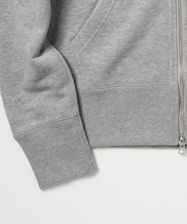 BEAMS PLUS x LOOPWHEELER Slim Zip Sweat Hoody