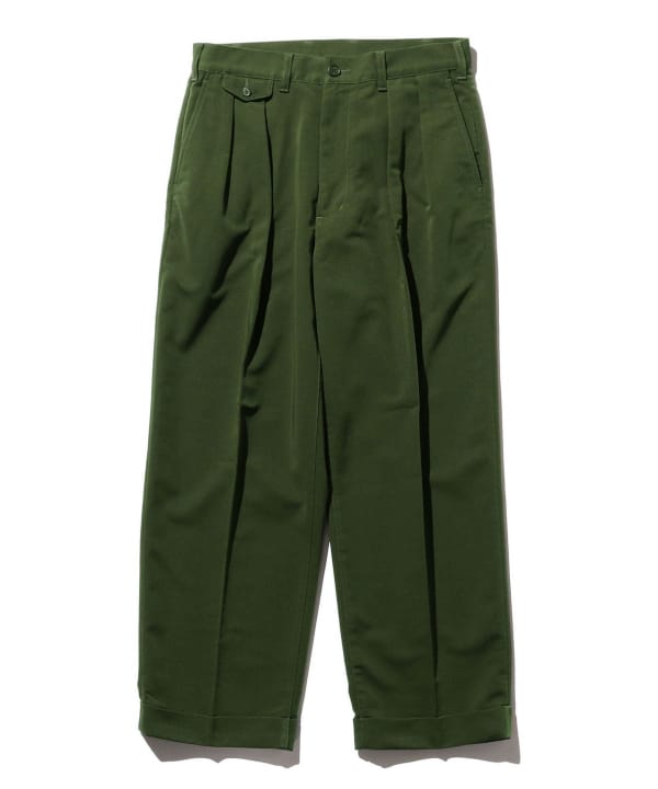 BEAMS PLUS 2 Pleats Trousers PE Twill
