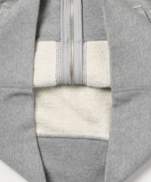 BEAMS PLUS x LOOPWHEELER Slim Zip Sweat Hoody