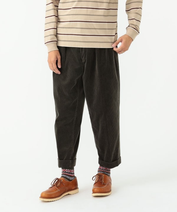 BEAMS PLUS 2Pleats Corduroy Pants