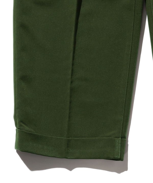 BEAMS PLUS 2 Pleats Trousers PE Twill