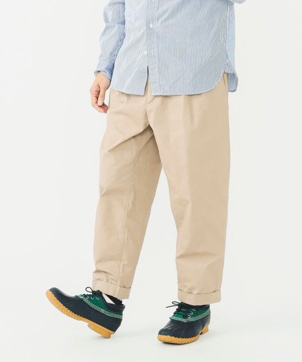 BEAMS PLUS 2 Pleats Twill Pants