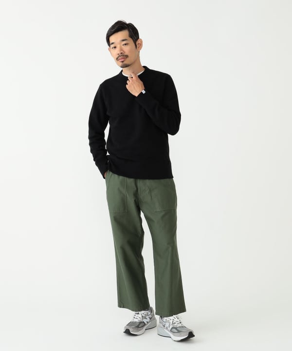 BEAMS PLUS x LOOPWHEELER Athletic Sweat Crew Neck