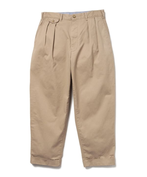 BEAMS PLUS 2 Pleats Twill Pants