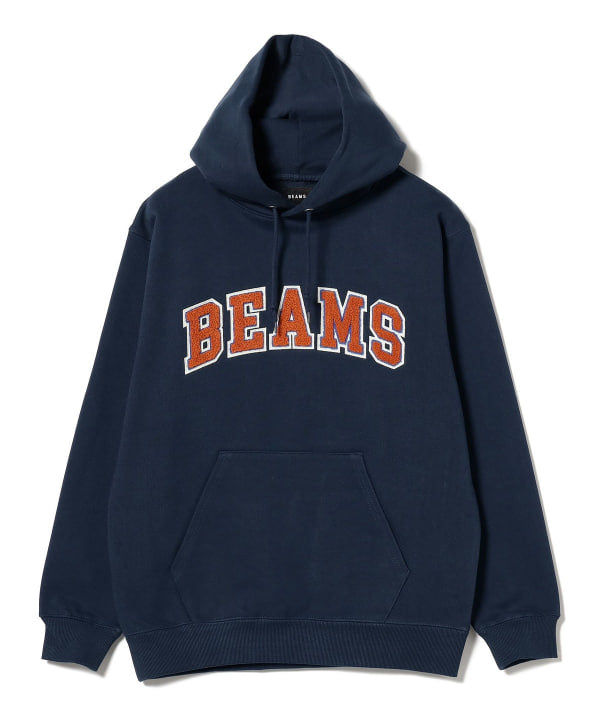 BEAMS Logo Basic Hoodie