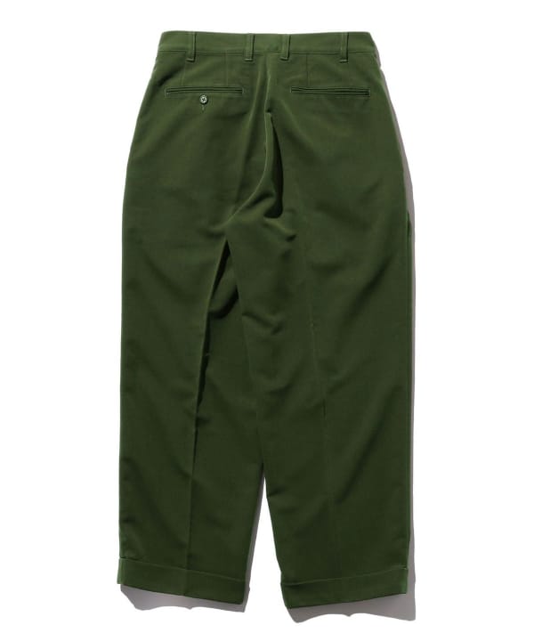 BEAMS PLUS 2 Pleats Trousers PE Twill
