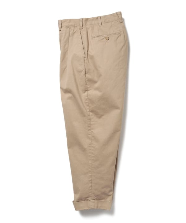 BEAMS PLUS 2 Pleats Twill Pants