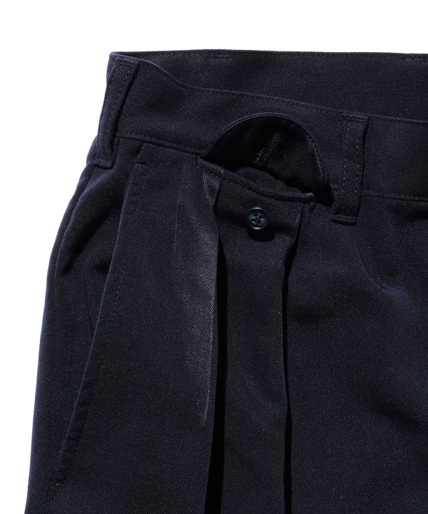 BEAMS PLUS 2 Pleats Trousers PE Twill