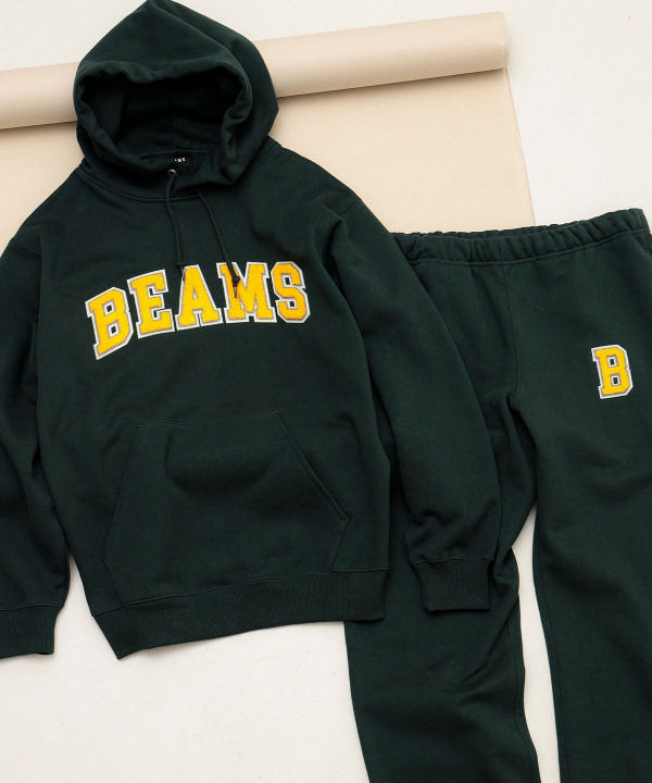 BEAMS Logo Basic Hoodie