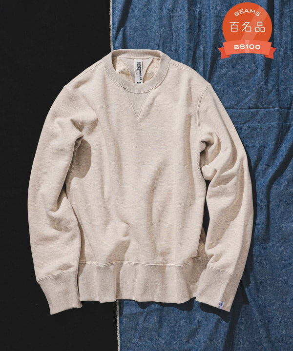 BEAMS PLUS x LOOPWHEELER Athletic Sweat Crew Neck