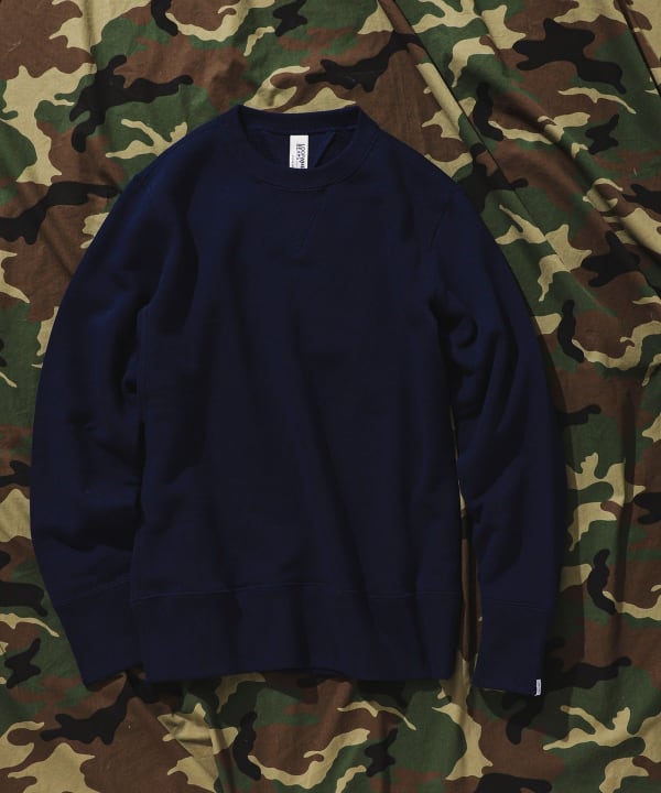 BEAMS PLUS x LOOPWHEELER Athletic Sweat Crew Neck