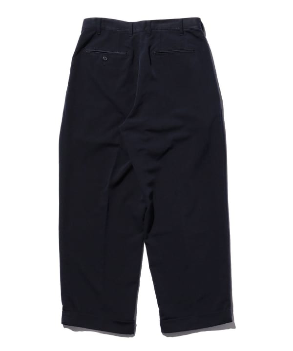 BEAMS PLUS 2 Pleats Trousers PE Twill