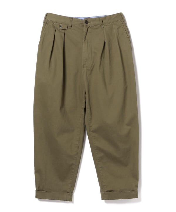 BEAMS PLUS 2 Pleats Twill Pants
