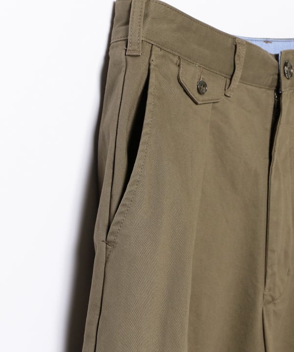 BEAMS PLUS 2 Pleats Twill Pants