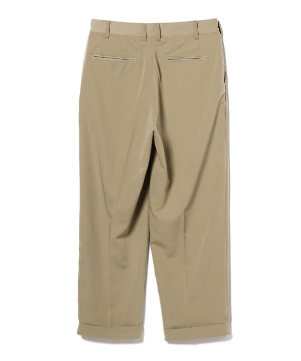 BEAMS PLUS 2 Pleats Trousers PE Twill