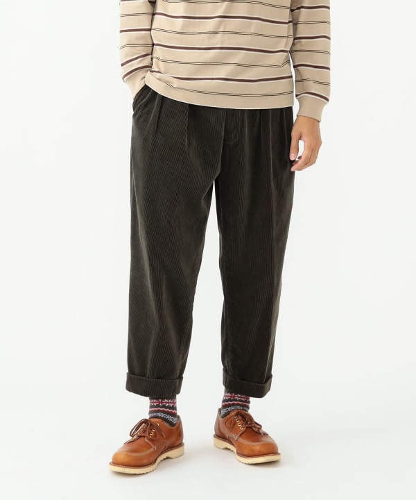 BEAMS PLUS 2Pleats Corduroy Pants