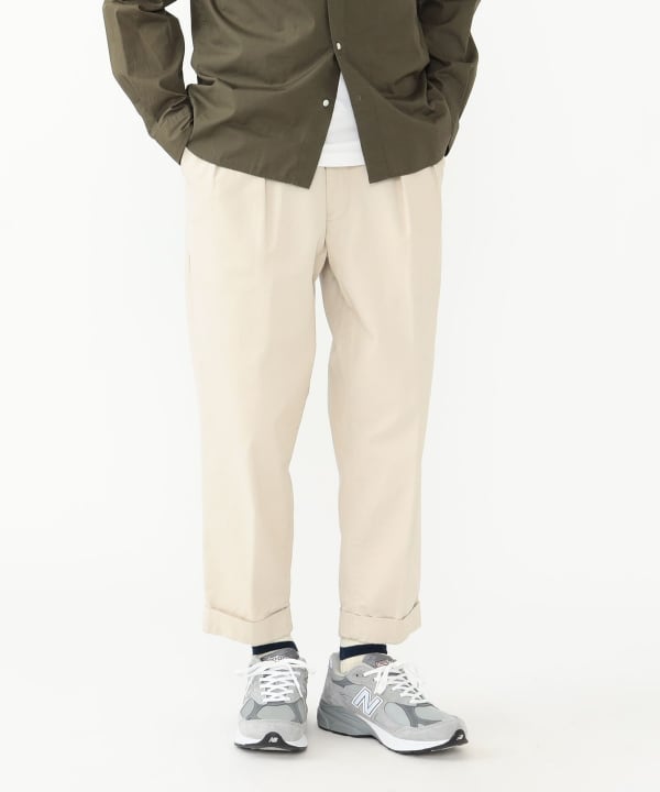 BEAMS PLUS 2 Pleats Twill Pants