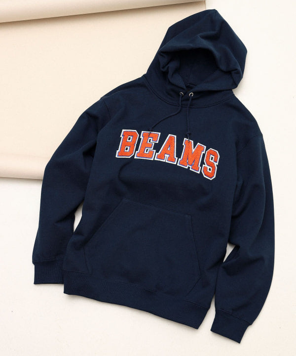 BEAMS Logo Basic Hoodie