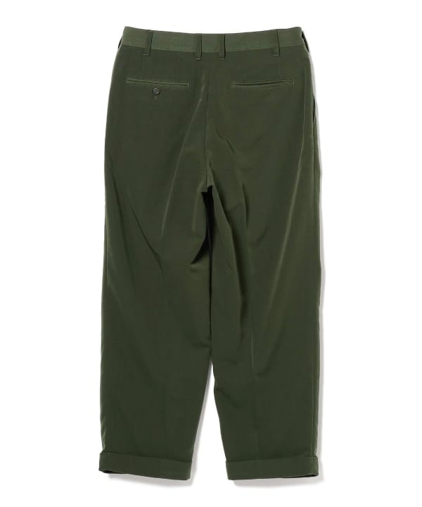 BEAMS PLUS 2 Pleats Trousers PE Twill