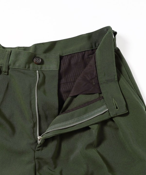 BEAMS PLUS 2 Pleats Trousers PE Twill